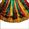 Designer Multicolour Pattu Parikini with contrast border SPP-27 - Click here to View more details about this Product